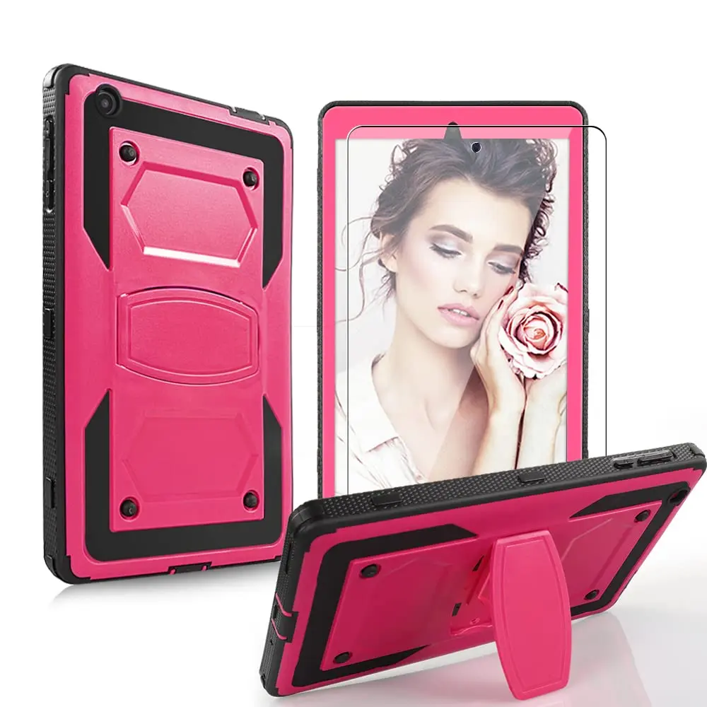 Mignova for Walmart Onn 8 Inch Tablet 2020 Release (Model: 100011885) Shockproof Hard Back Protective Shell Case Come with Onn 8 Gen 2 2020 HD Clear Tempered Glass Screen Protector
