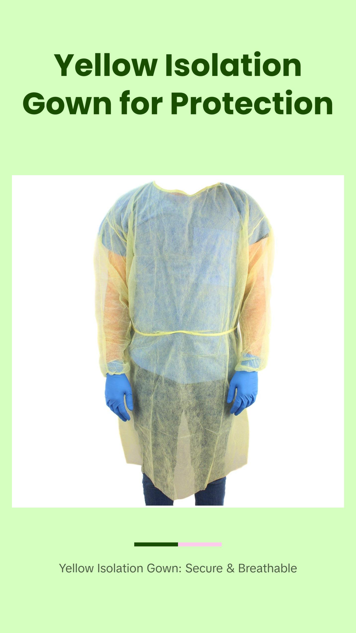 Isolation Gown, Yellow