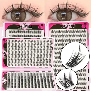 Large Capacity False Eyelash Book, 364pcs, 2 Styles, Reusable, Portable, Suitable for All Occasions, Segment Lashes, Easy to Carry