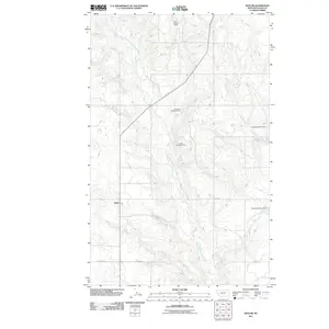 Baylor Montana USGS Topographic Quadrangle Map, 2011, 1:24000