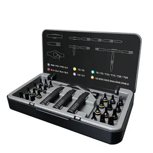 24 in 1 DIY Screwdriver Set Upgrade Version, 1 Set Switchable Shape Magnetic Screwdriver Set, Compact & Portable Ratchet Screwdriver Kit, Home Repair Tool Box Gift for Thanksgiving, Christmas, New Year