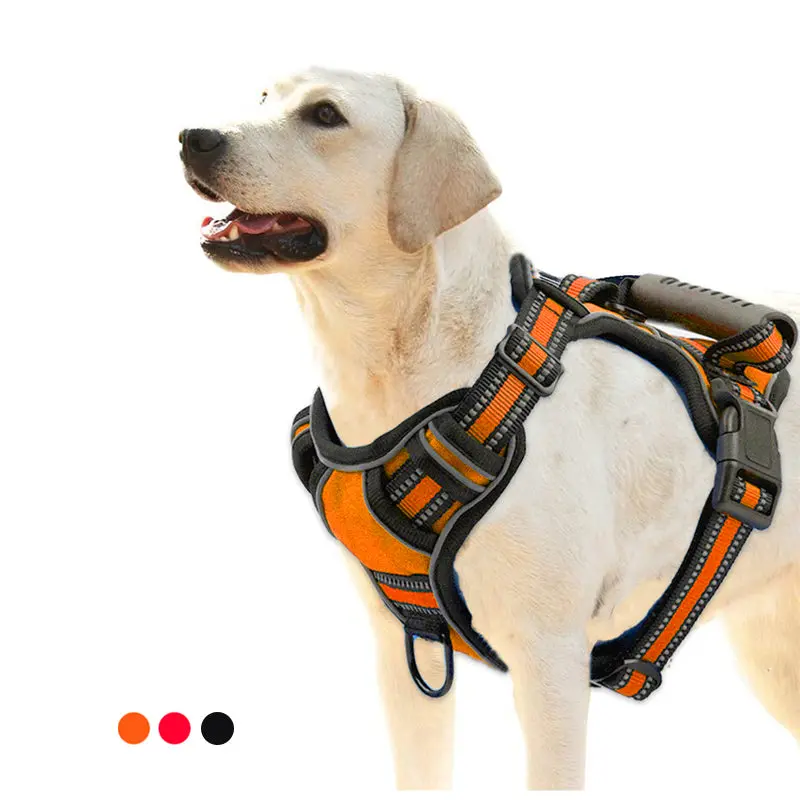 PetroNexus™ No-Pull Dog Harness — Breathable Reflective Vest (Adjustable)