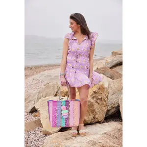 Heart Reflection in Multicolors Citron Tote