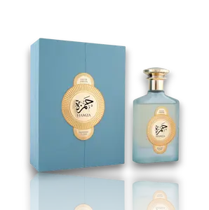 Mamlakat Al Oud Hamza Unisex Eau De Parfum, 100 ML-3.4 oz Alcohol-Based Single Item, Aromatic Floral Fragrance Perfume with Grapefruit, Pink Pepper & Vanilla Notes, Fruity Woody Scent