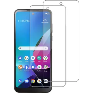 2 Pack for Motorola  G Play (2023) Screen Protector, Tempered-Glass, -curved Edges, Case Friendly, Bubble Free, HD Clear, Easy Installation