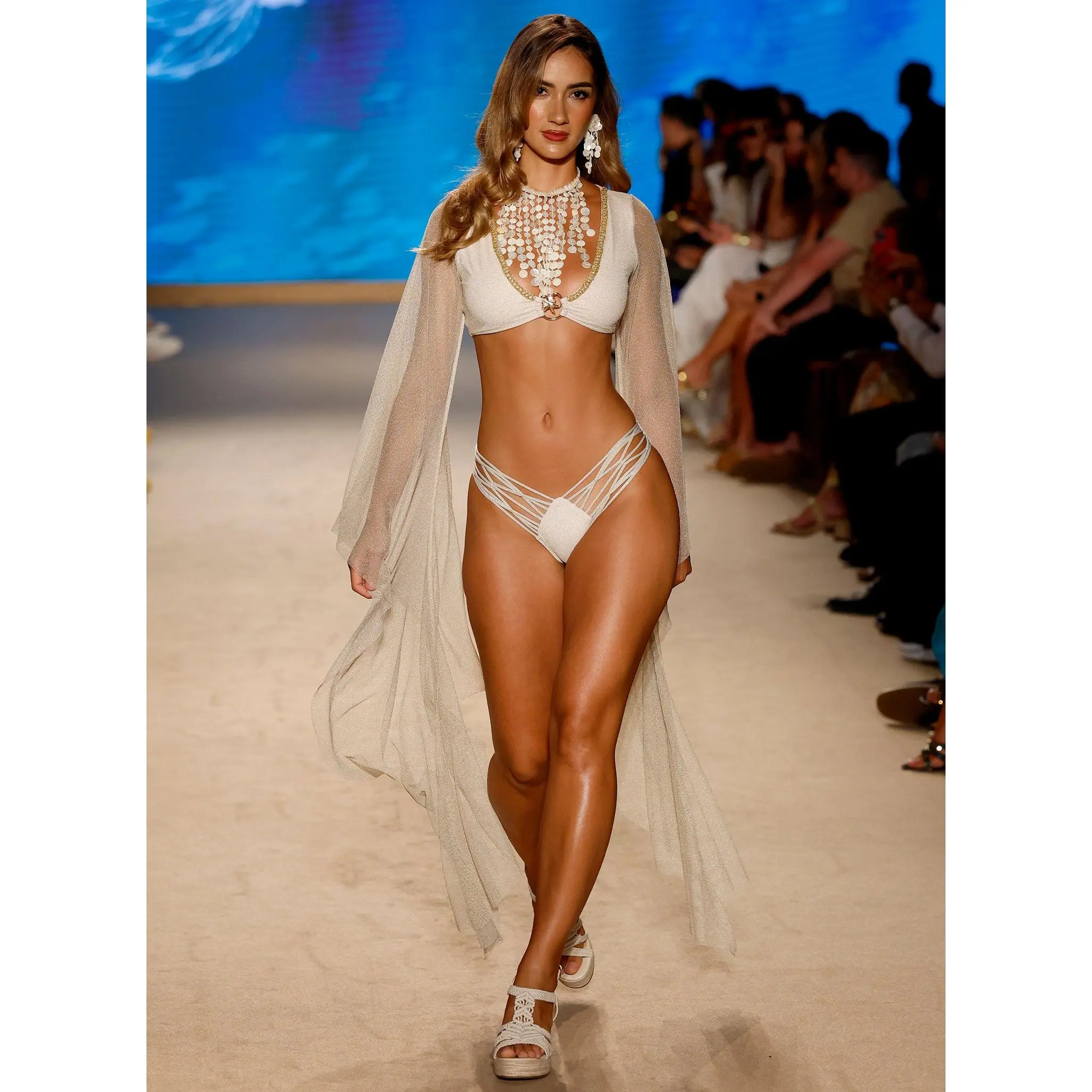 Ivory Shoreline Angel Bikini | Miami Swim Week 1 of 1 Runway Sample