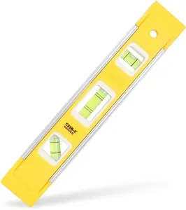 9 Inch  Box Level Torpedo Level,3 Different Bubbles/45/90/180Measuring Shock Resistant Torpedo Level