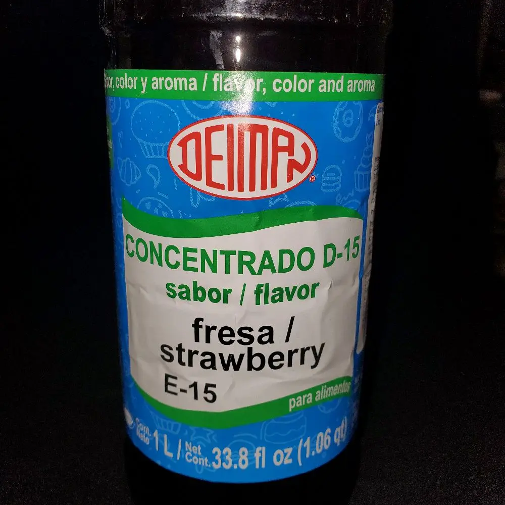 Concentrado: 1L Fresa/Strawberry Flavor Extract