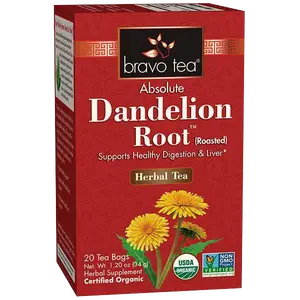 Bravo Tea Roasted Dandelion Root organic herbal tea