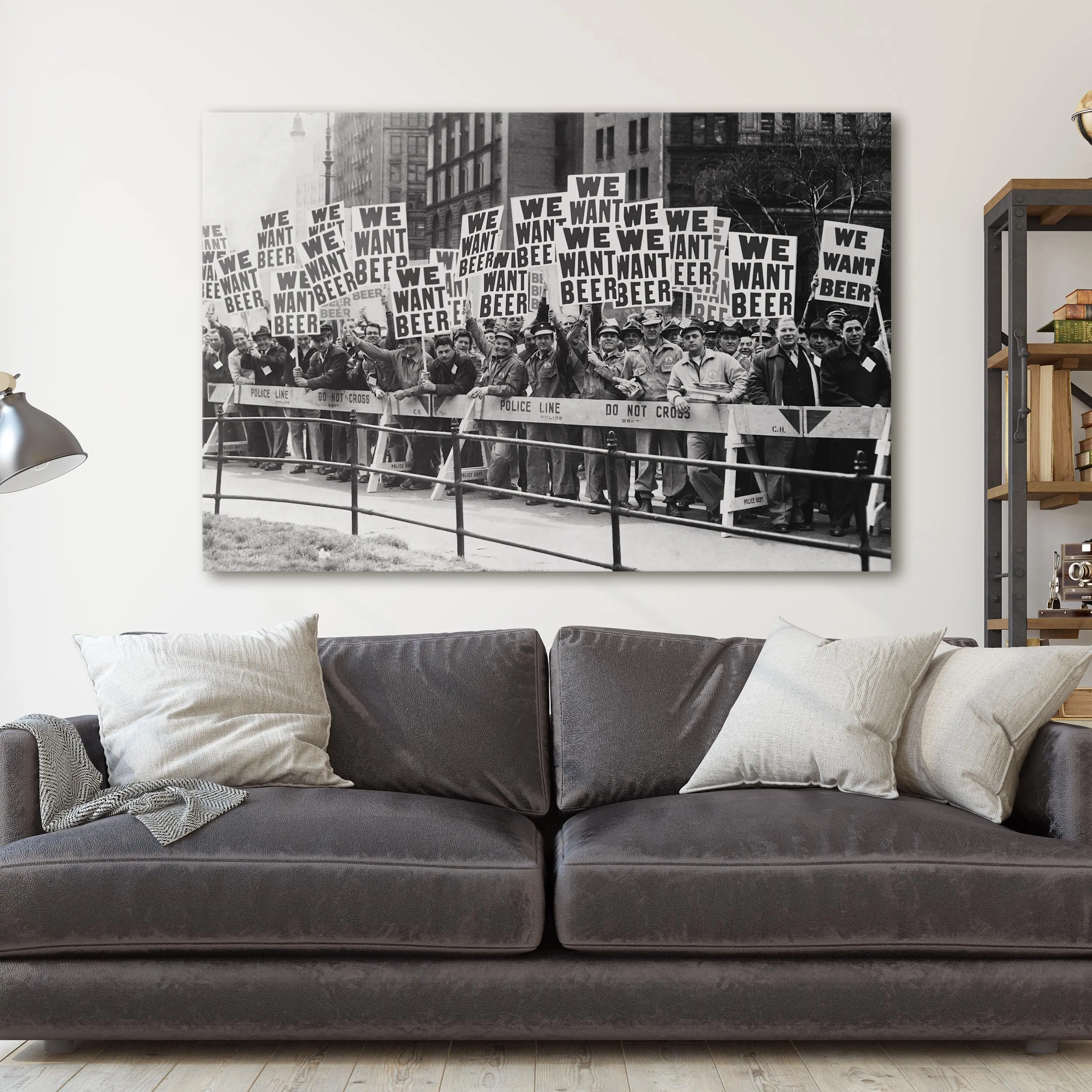 We Want Beer Prohibition 1920s 1930s Black & White Iconic Posters Paintings Photos Home Decor Artistic Decor Print Wall