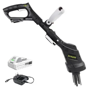 Sun Joe 24V Claw Tiller and Cultivator for Small Scale Gardening, 24V-CTLR-LTE