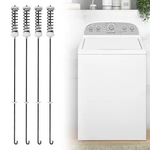 4X 23.6 IN W10780048 Washing Machine Suspension Rods w/ Ball Cup For Whirlpool Replacement Shock Durable Washer Dryer