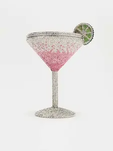 Martini Time Clutch - Pink/combo