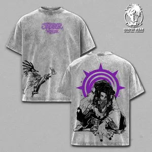 Jabber Wonger T-Shirt – Gachiakuta Vintage Washed Graphic Tee, Oversized Heavy Cotton Streetwear, Unisex Top, Manga Character Shirt, Gift for Gachiakuta Lovers