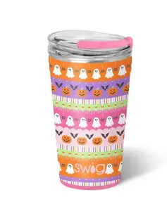 Halloween Creepy Cute Trick or Treat Party Tumbler SwigLife Bottles Stainless Steel Drinkware