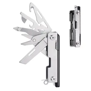 Mossy Oak Multitool,12-in-1 EDC Keychain Multitool with Pocket Knife, Scissors, Screwdrivers, Bottle Openers, Whistle - Mini Gadgets for Outdoor, Camping, Hiking, Survival, Repairing for Men