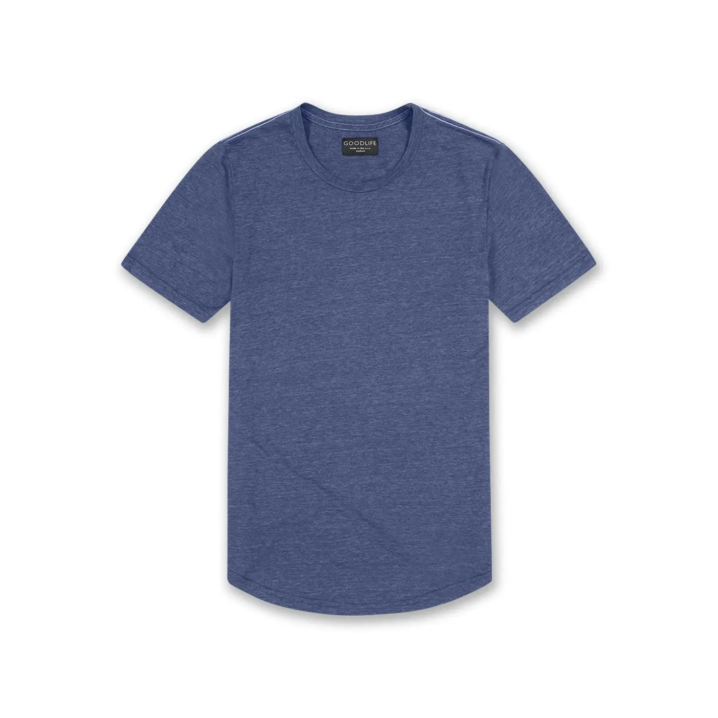Tri-Blend Scallop Crew | Goodlife Navy