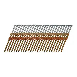 Metabo power tools 2807527 21 deg 21 Gauge Ring Shank Angled Strip Framing Nails 2 in. x 0.11 in. Dia. - Pack of 1000
