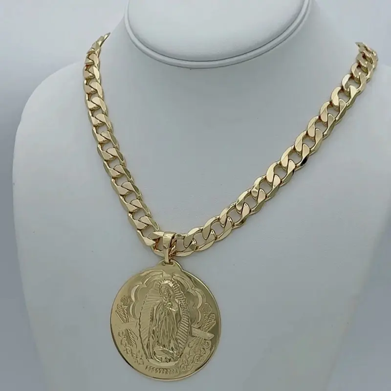 Rodríguezjewerly # 2583 Necklace (8mm)  # 3728 Pendant