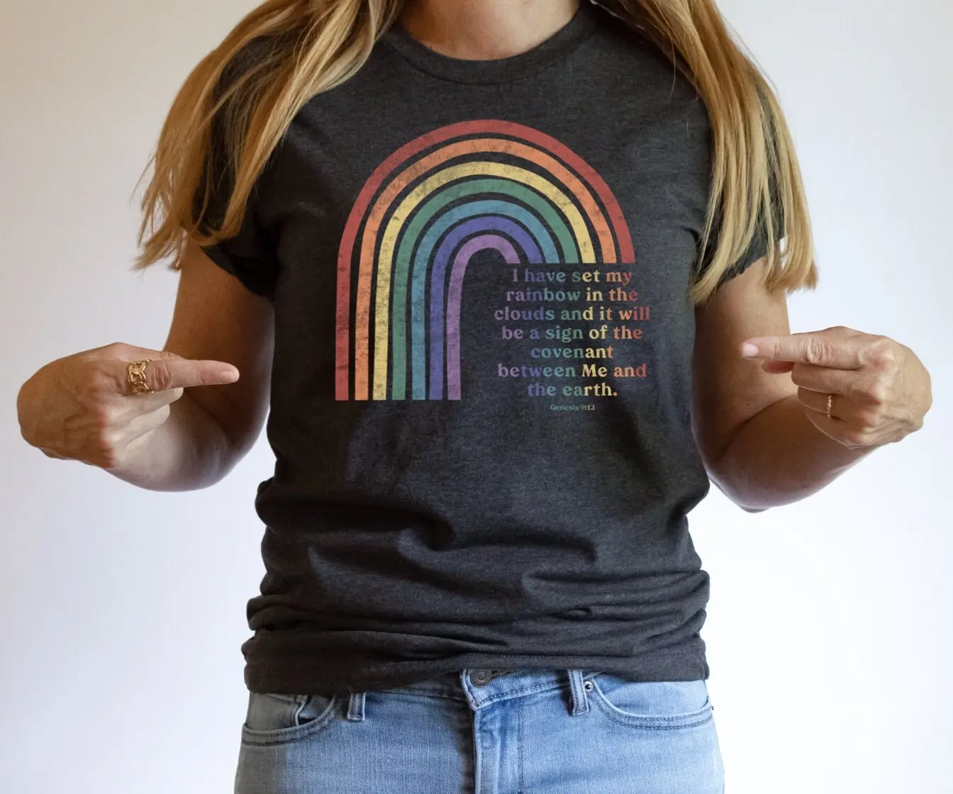 Genesis 9:13 Christian Rainbow Shirt, God’S Promise, God’S Covenant