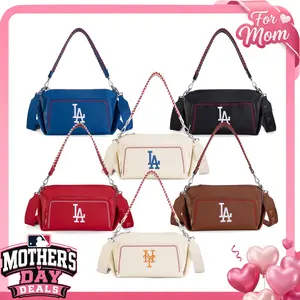 MLB Crossbody Bag for Women,Adjustable Straps and different Packing Cubes ,Lightweight Shoulder bag for Game Day Essentials & Casual Fan Gear,Shoulder Bags for party,holiday and daily use,104