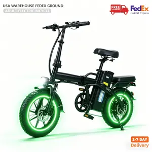 S6 Electric Bicycle | 400W Motor | Long Battery Life | 48V 15Ah Foldable Bike Seat Dual ic elect