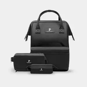 Cascade Essentials Bundle Standard Backpack Set Water Resistant Travel School Work Everyday Carry Kit