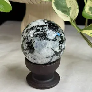 Rainbow Moonstone Spheres