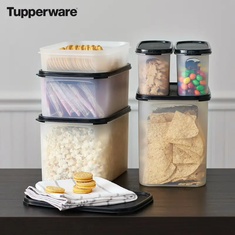 Rectangle 1-4 Super Oval 2 6pc set Black seals