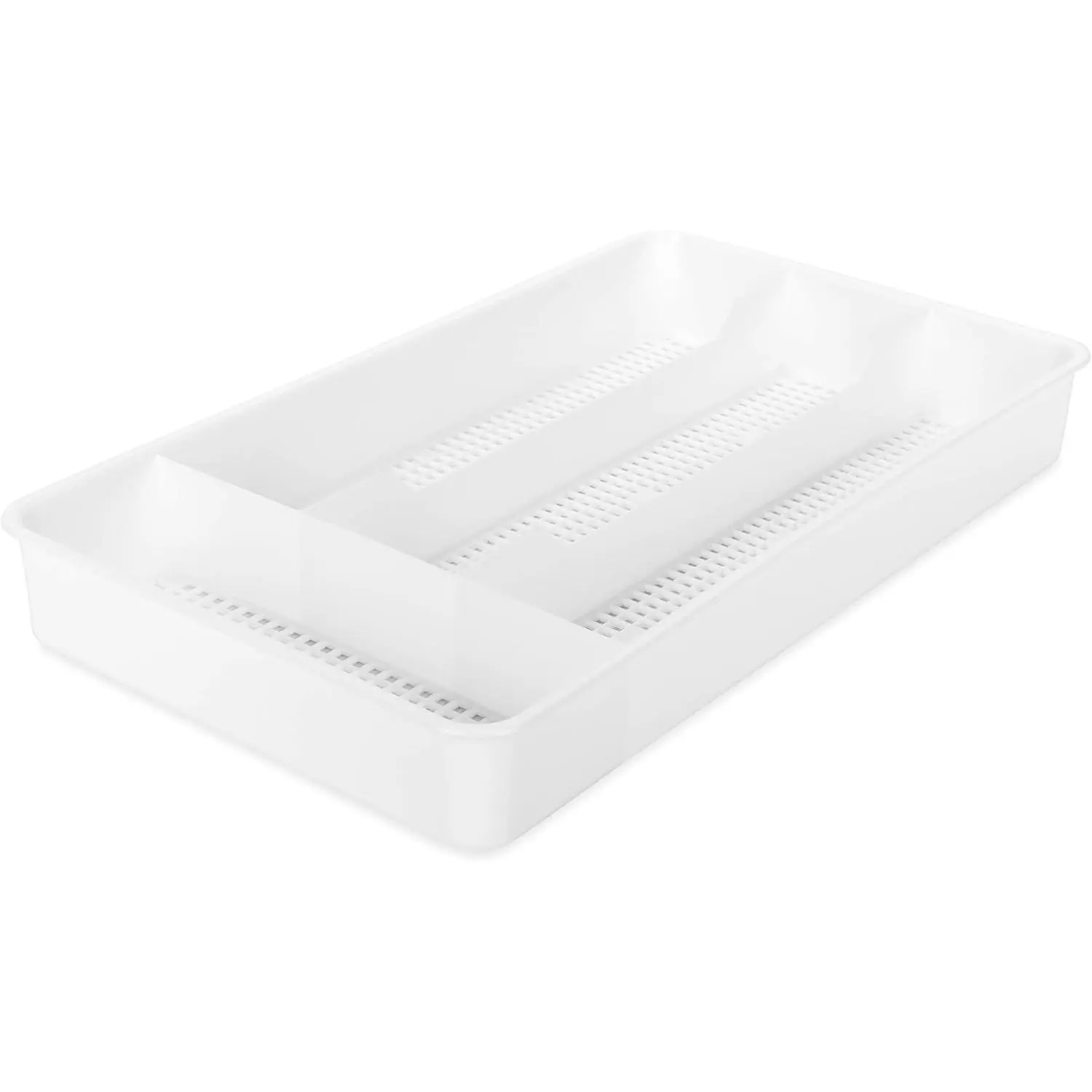 43508 Cutlery Tray - Designed for RV and Compact Kitchen Drawers - Easily Organize and Store Kitchen Flatware - White