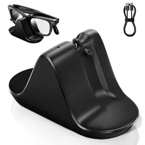 Charging Stand for Ray-Ban Glasses, Charging Stand & USB-C Cable Compatible with Ray-Ban Meta Smart Glasses - Black