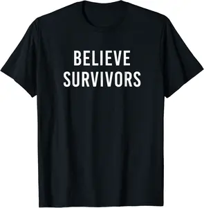 Believe Survivors | Feminist #metoo Protest March T-Shirt - Abigaillou Shop 88B07HSKY91N