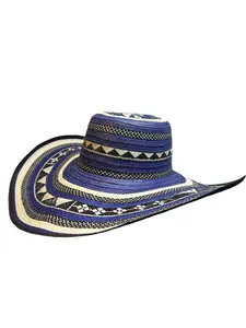 Sombrero Vueltiao original 21 vueltas - Handcrafted in Caña Flecha, UPF Sun Protection | Perfect for Daily Wear