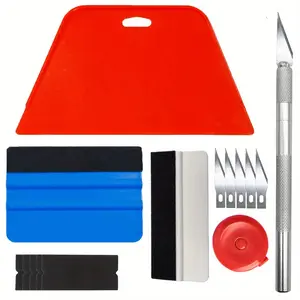1 Set Smoothing Tool Kit for Applying Peel and Stick Wallpaper, Vinyl Backsplash Tile for Peel and Stick on Contact Paper Hanging Vinyl Backsplash Window Film, Removable Wallpaper, window Film Tool