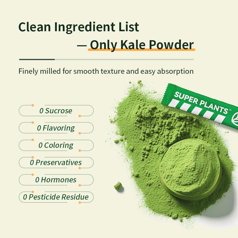 Sustainably Grown, Organic Kale Powder, Fresh Freeze Dried Source ...