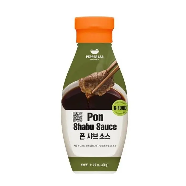 Pepper Lab Ponzu Soy Citrus Sauce - Japanese Style Dipping Sauce for Hot Pot, Seafood & Dumplings (11.29 oz) Flavor Rice