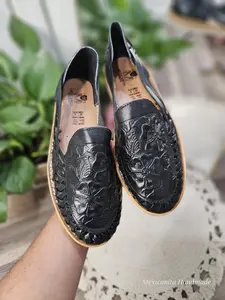 Handmade Leather Huarache Sandals: Women's Mexican Slip-Ons