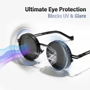 polarized glasses Adjustable Tint Steampunk Sunglasses | UV400 Protection | One Pair Does It All