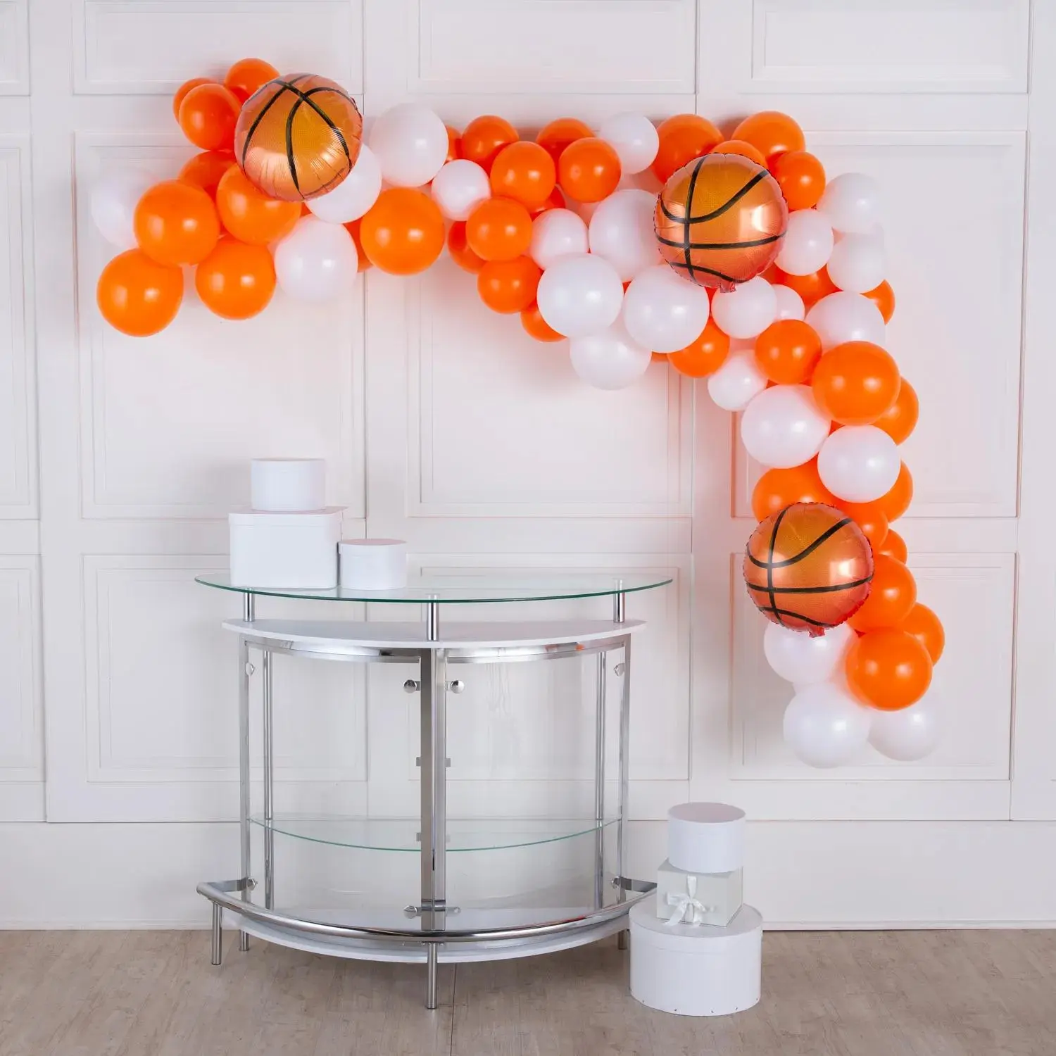 Basketball Balloon Garland Kit - 65 Pc.