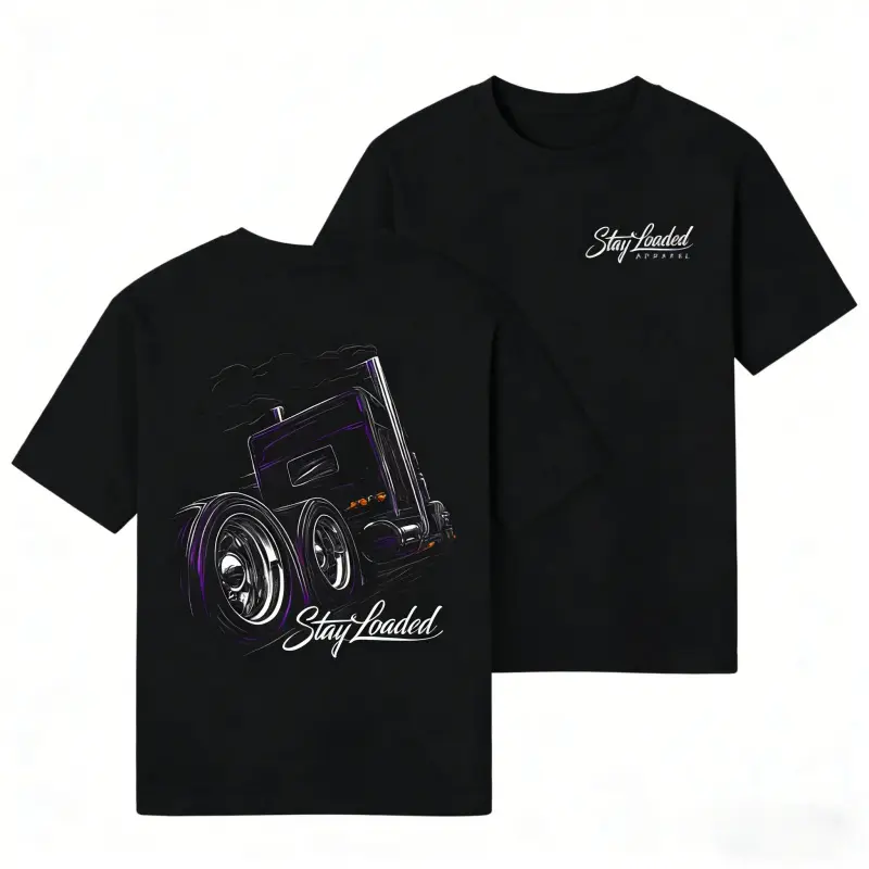 "Stay Loaded" Neon Truck Tee – Bold rig, bright spirit.Your passion, lit up and worn proud.tiktok shop deals    graphic tee