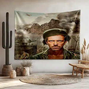 < Doctor Strange >   1000 yards of Christmas and Halloween decorations, the first choice for holiday gifts, digital printed wall tapestry - indoor polyester hanging tapestry, polished fabric, horizontal