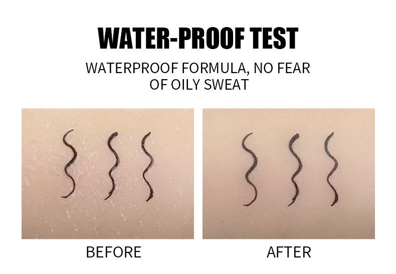 Long-lasting eyeliner -lightweight, waterproof,vegan,cruelty-free,24-hour smooth application,ultra- creamy and silky smooth texture.