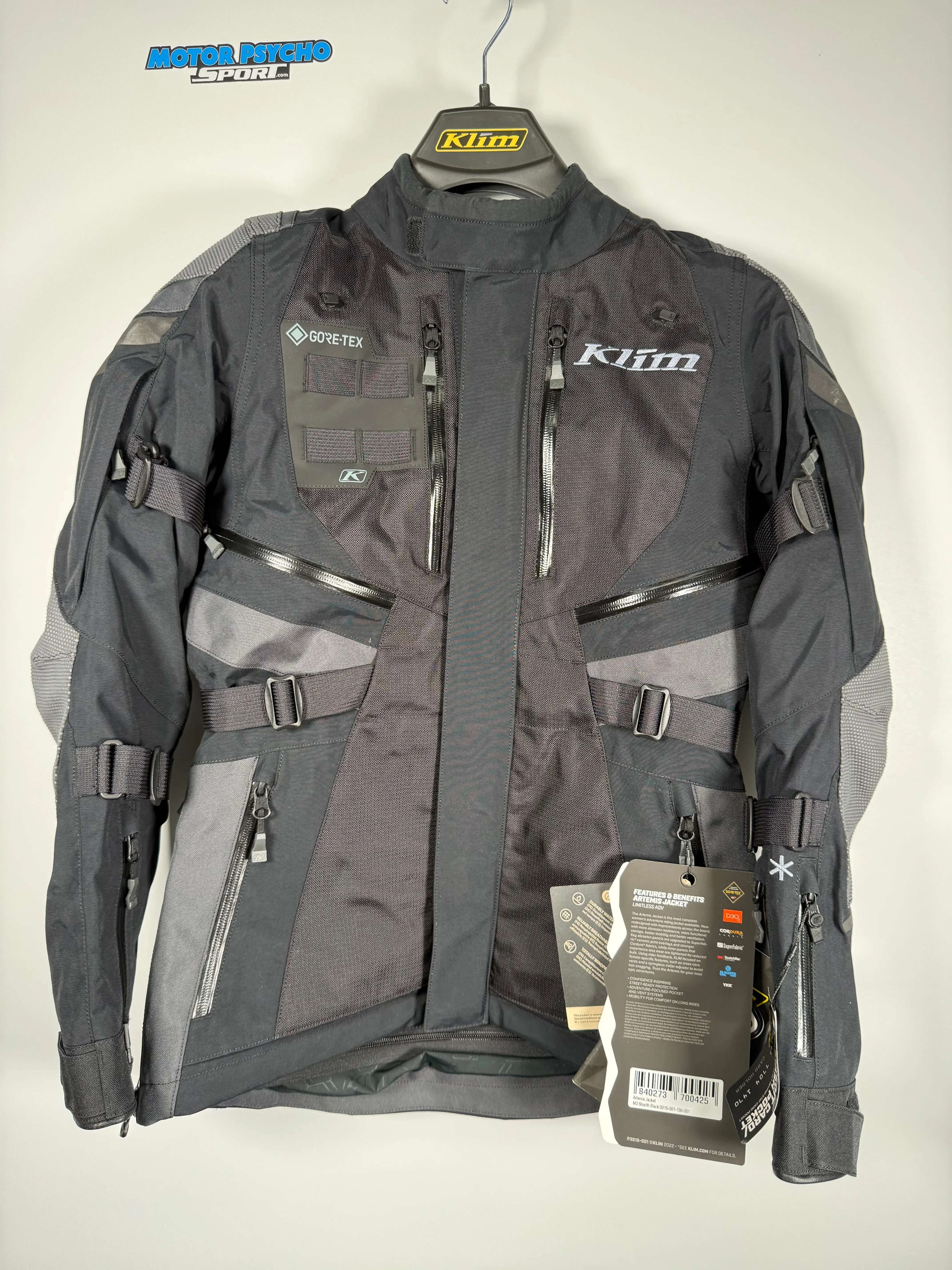 KLIM ARTEMIS JACKET - STEALTH BLACK - Size M - OPEN BOX