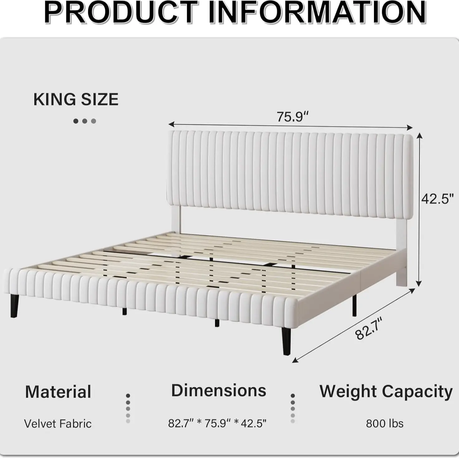 King Size White