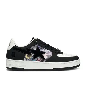 A Bathing Ape Bape Sta #2 Black Multi Roses