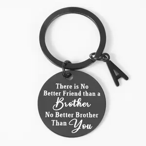 Creative Keychain, Inspirational Gift for Brother, Backpack Pendant, Bag Charm with Graduation, Birthday, Christmas Messages