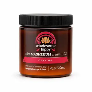 Daytime Calm Cream | Magnesium Cream + D3 | Bergamot Orange | 4oz