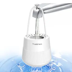 15-Stage Bath Water Filter for Tub Faucet, Yvelines 7500 Gallons Bathtub Filter Softens Hard Water & Removes Chlorine for Healthier Skin & Hair, BPA-Free (White