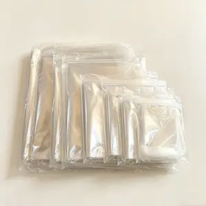 100pcs/bag Opp Self Adhesive Bags, Clear Plastic Peel & Seal, Ideal for Clothing and Packaging, Durable and Reusable, Resealable Packaging