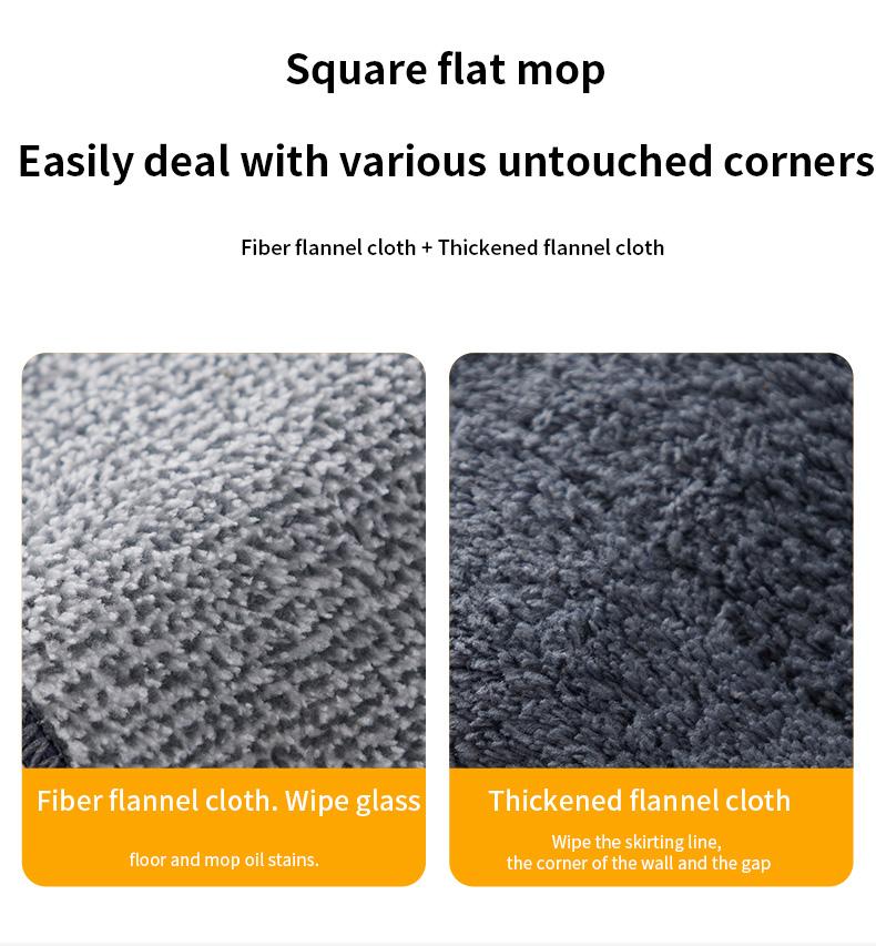 Wall Mop Cleaner with Long Extension Pole 29-90 Inch | 360° Rotatable Wall Cleaning Mop with 6 Replacement Pads | Multi-Use Cleaner for Walls, Floors, Ceilings & Windows